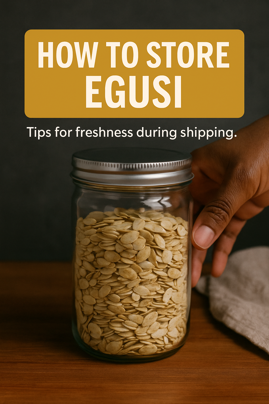 Egusi storage