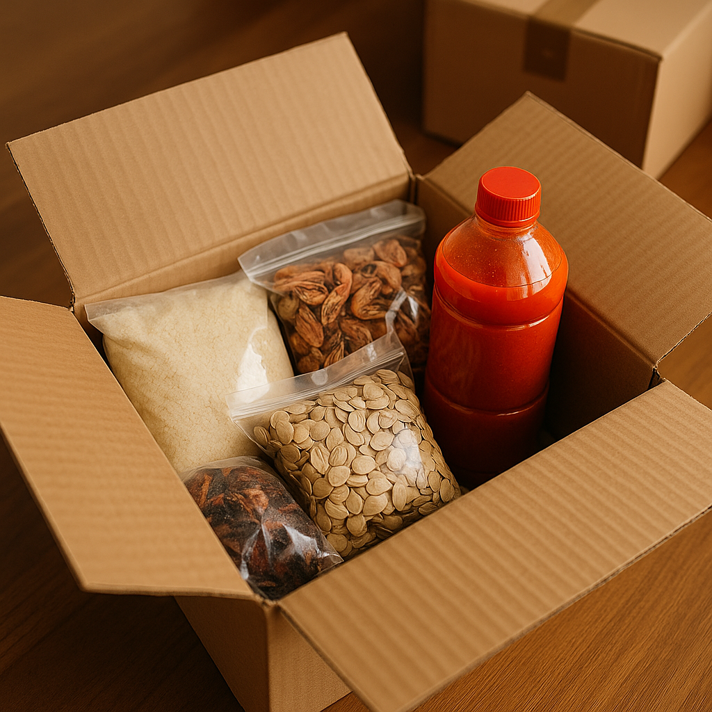 Shipping food abroad